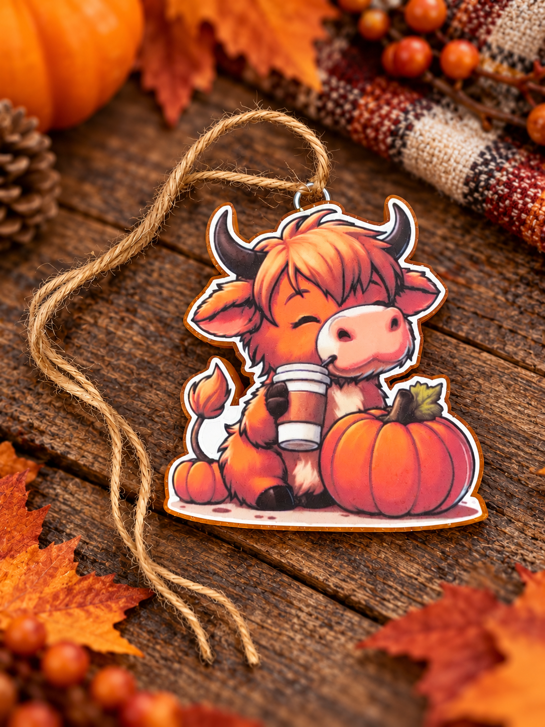 Highland Cow Pumpkin Freshie