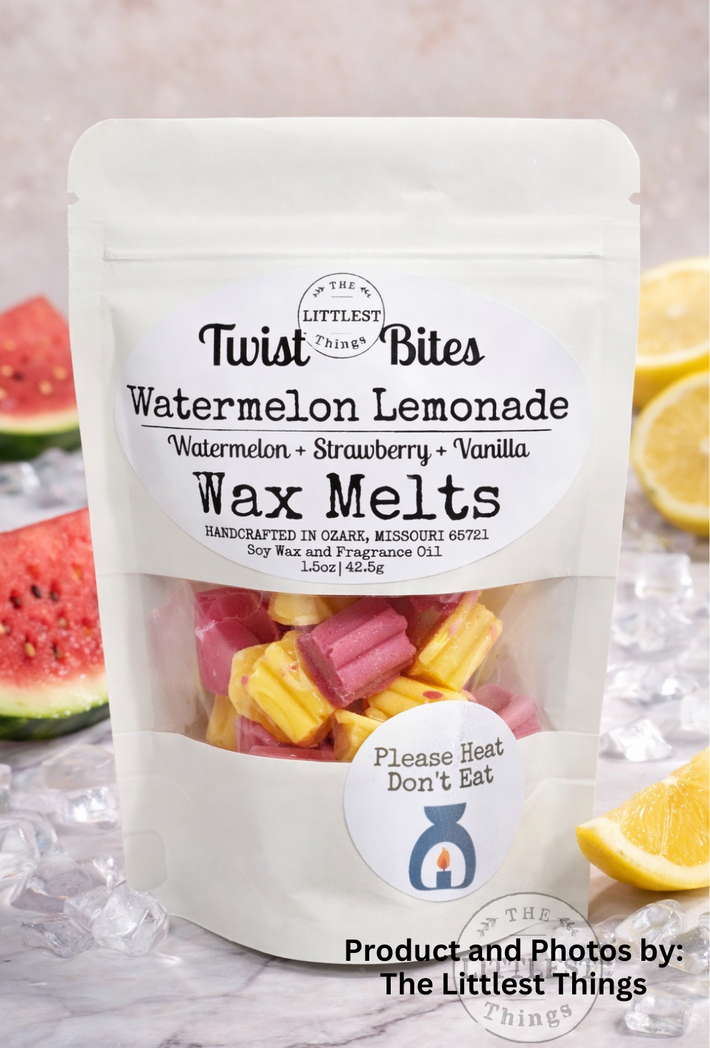 Watermelon Lemonade Twist Bites