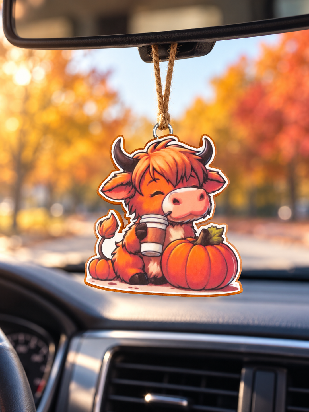Highland Cow Pumpkin Freshie