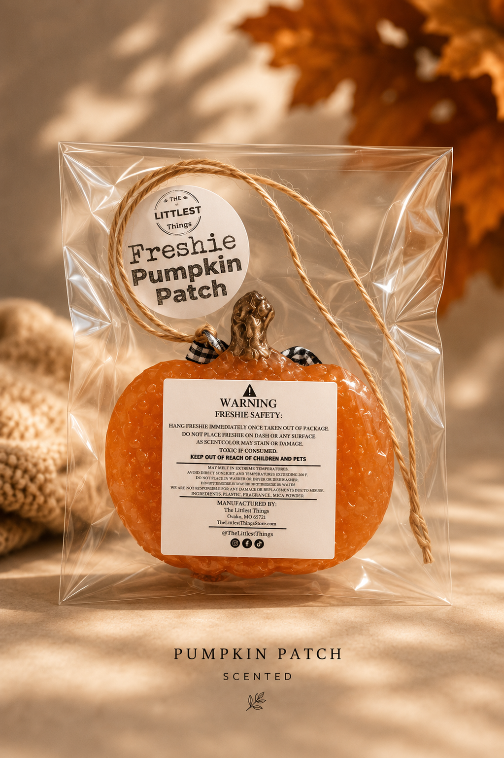 Pumpkin Freshie